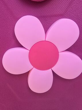 BOGG bag JIBBITZ Pink Flower Bag Charm BARBIE